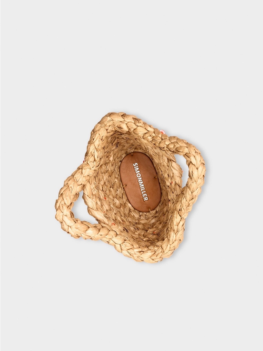 Simon Miller. NWT. ON SALE. 🌶️🌶️Orange Beaded/ Fringed Mercado Tote.Nat’l Straw. - Picture 2 of 8